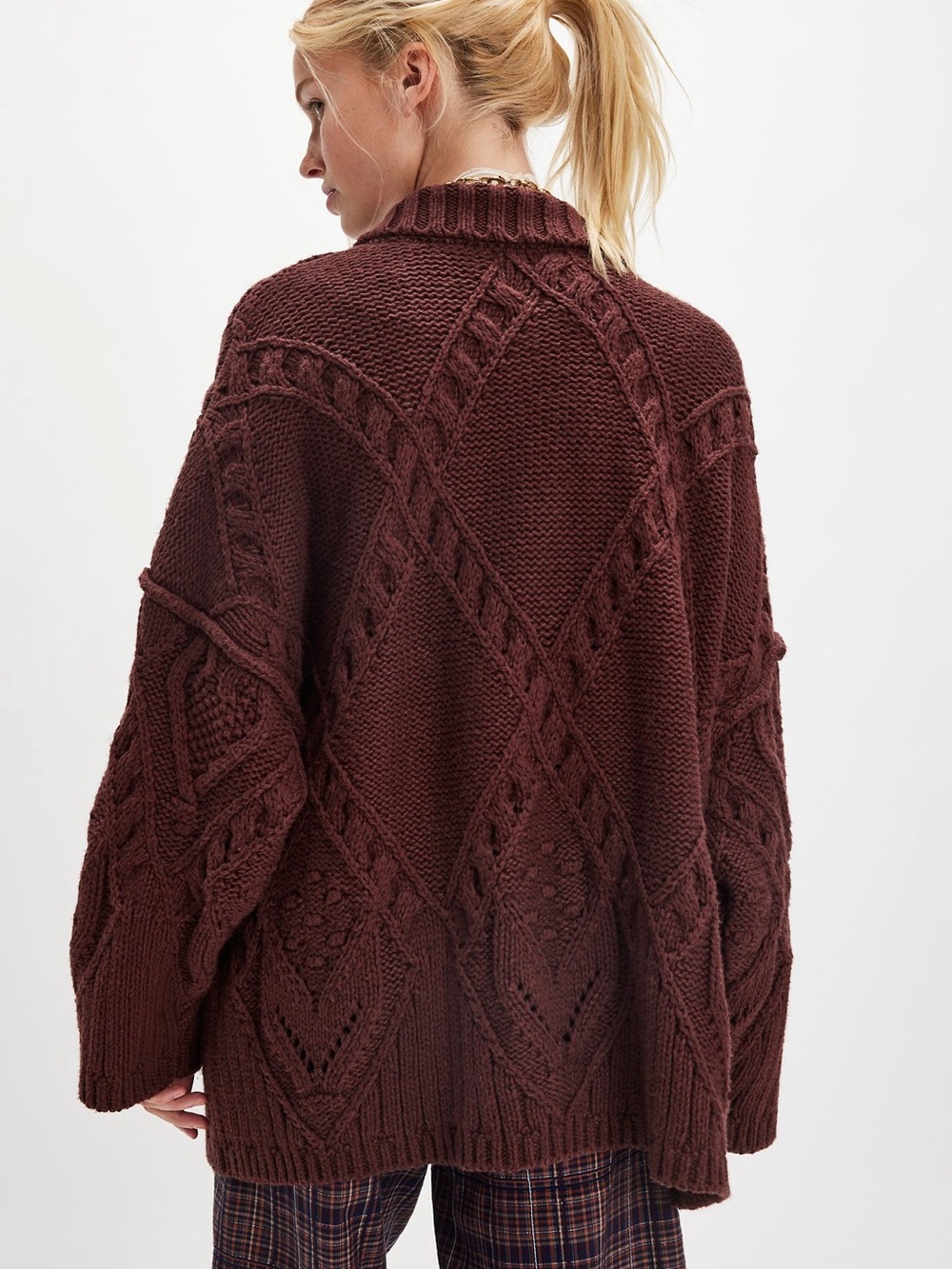 NWOTFree People Heart You Cardigan in Bittersweet - Picture 3 of 11